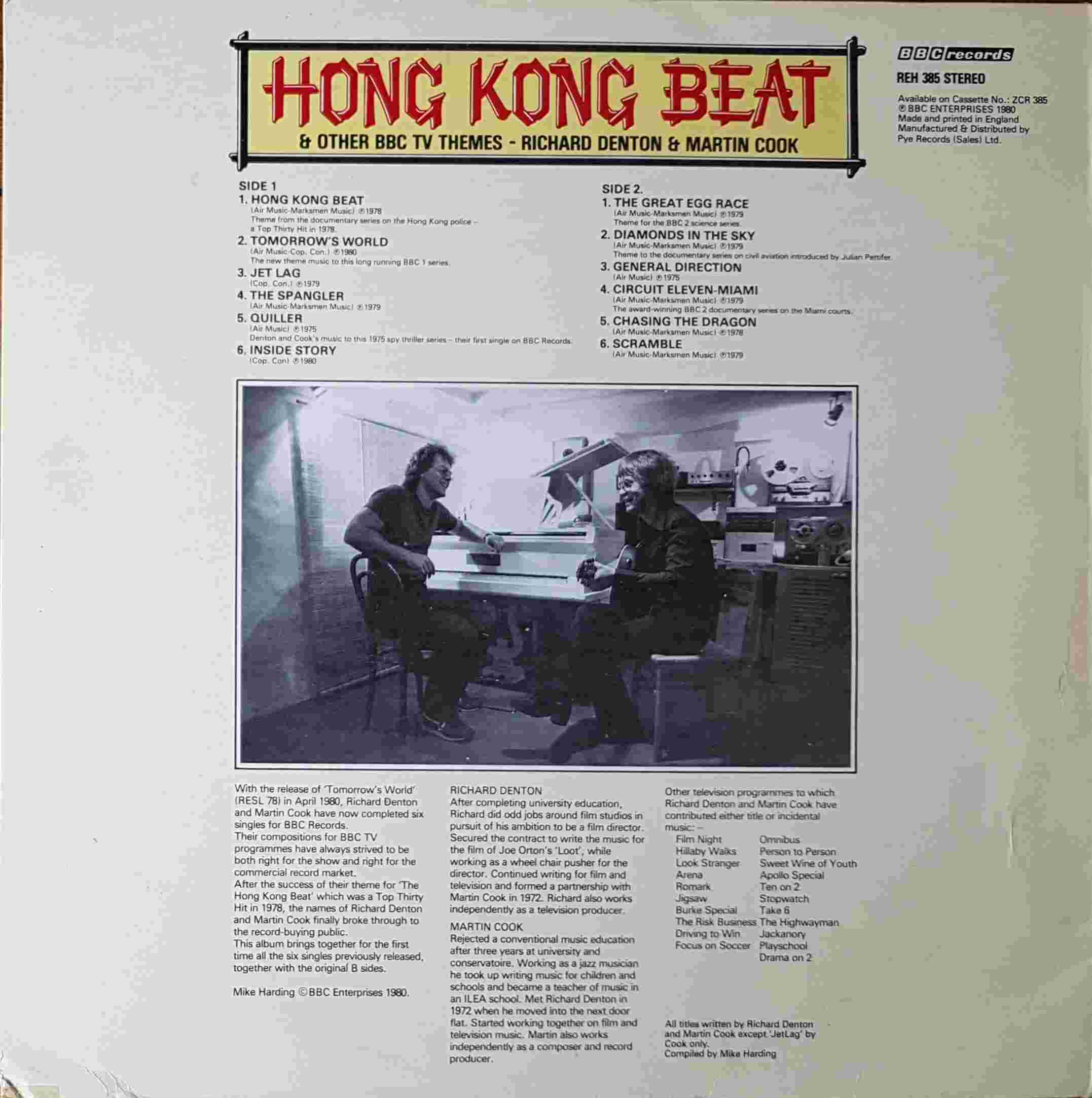 Picture of REH 385 Hong Kong beat and other BBC TV themes by artist Various from the BBC records and Tapes library
